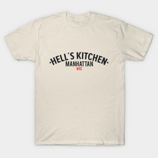 New York Manhattan Hell´s Kitchen - Hell´s Kitchen Logo - Hell´s Kitchen Style T-Shirt by Boogosh